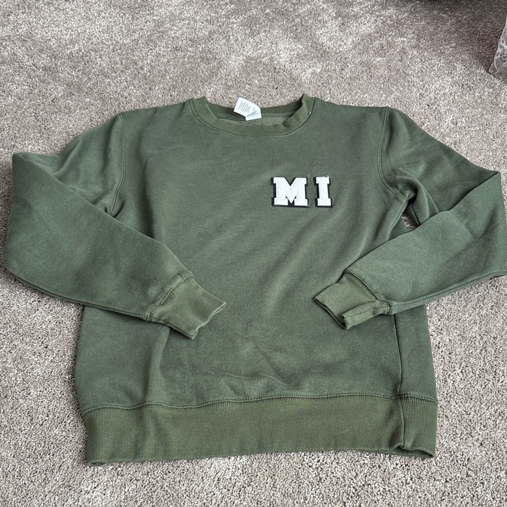 MI Olive Green Women's Sweatshirt